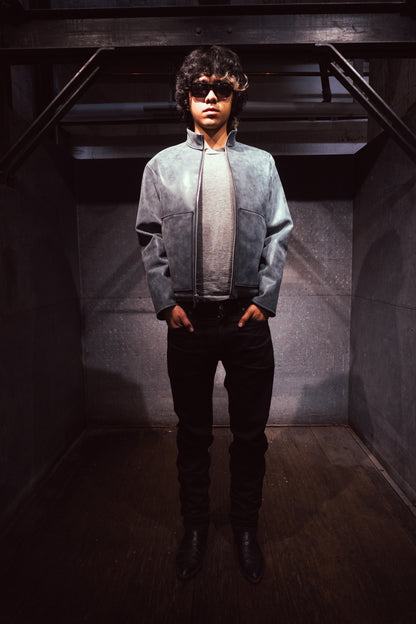 MARBLE LEATHER JACKET
