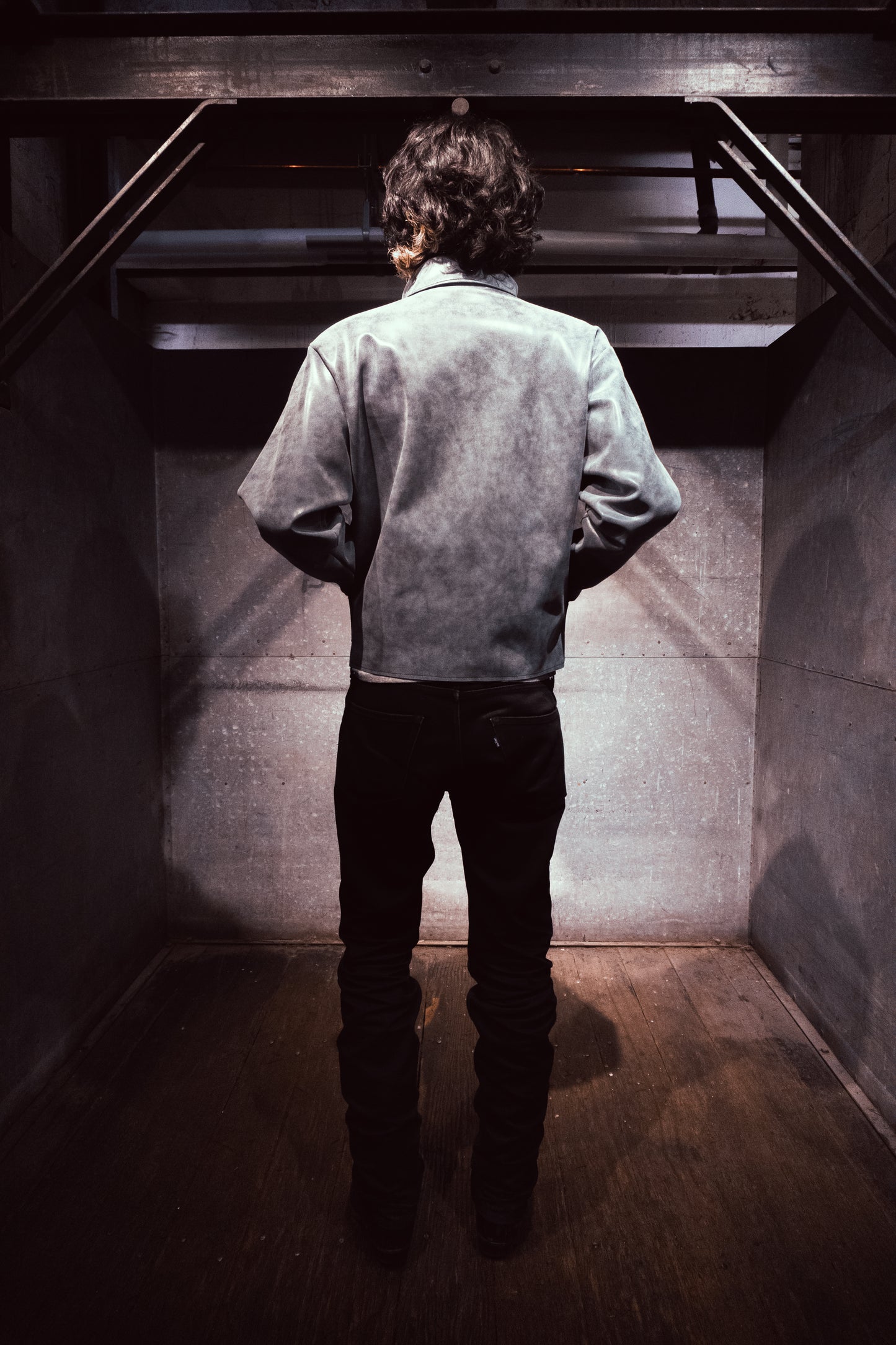 MARBLE LEATHER JACKET